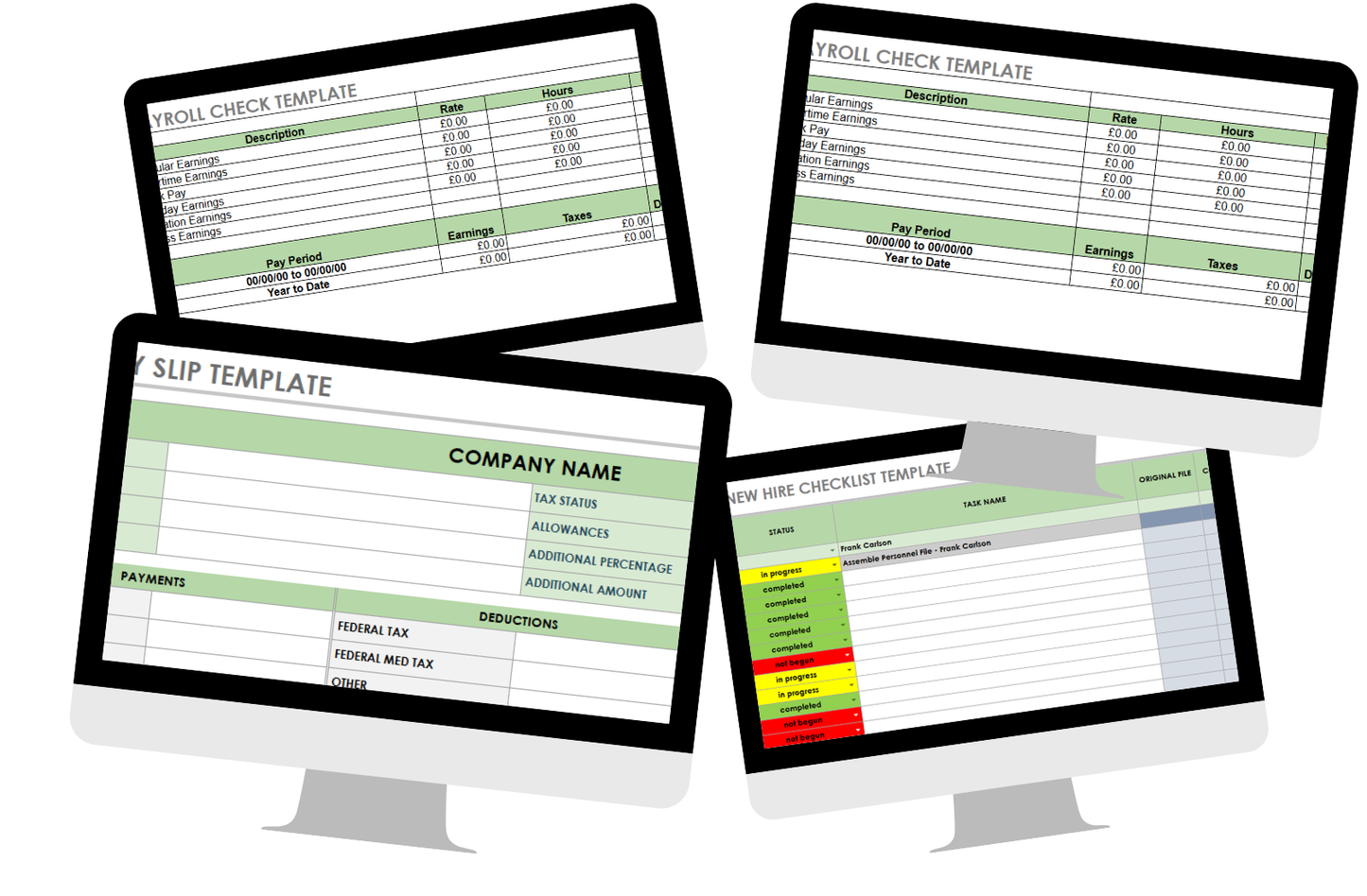 Ultimate HR & Business Spreadsheet Bundle | 15 Google Sheets Templates for Small Businesses & Managers