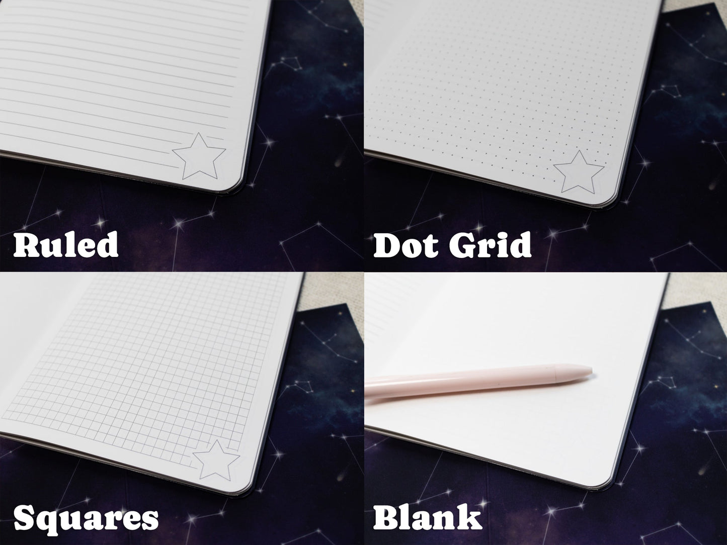 Notebook with Cosmic Design