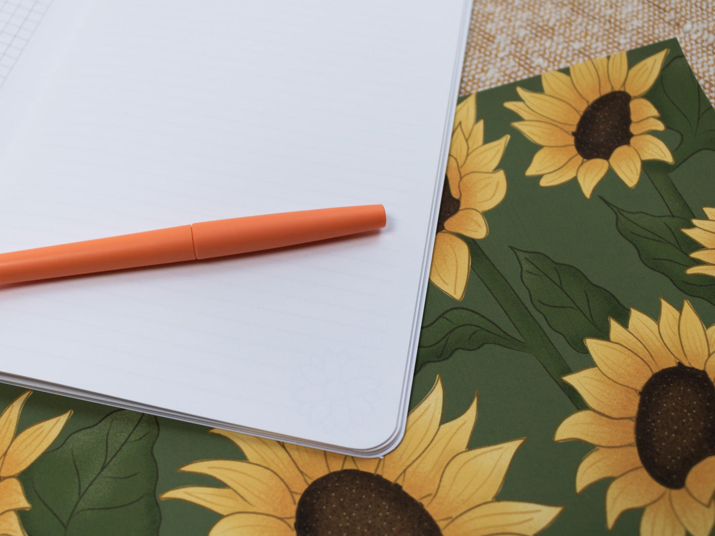 Sunflower A5 Handmade Notebook