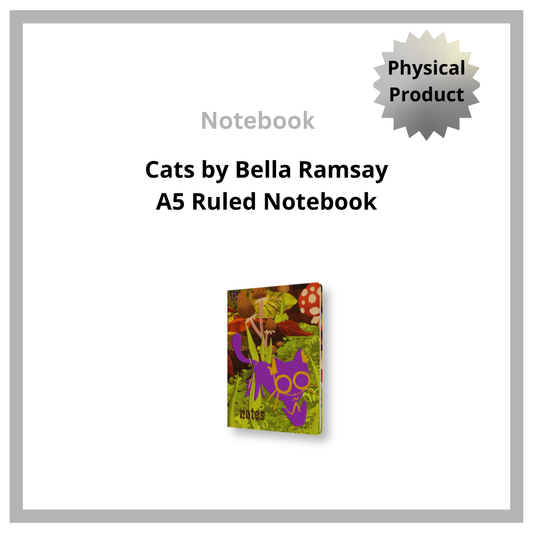 Cats - A5 Ruled Notebook