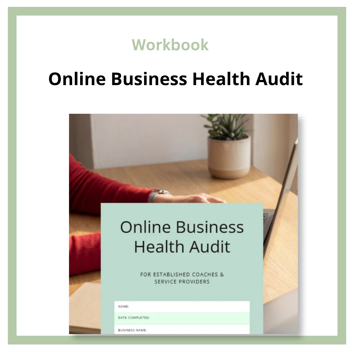 Business Health Audit Workbook
