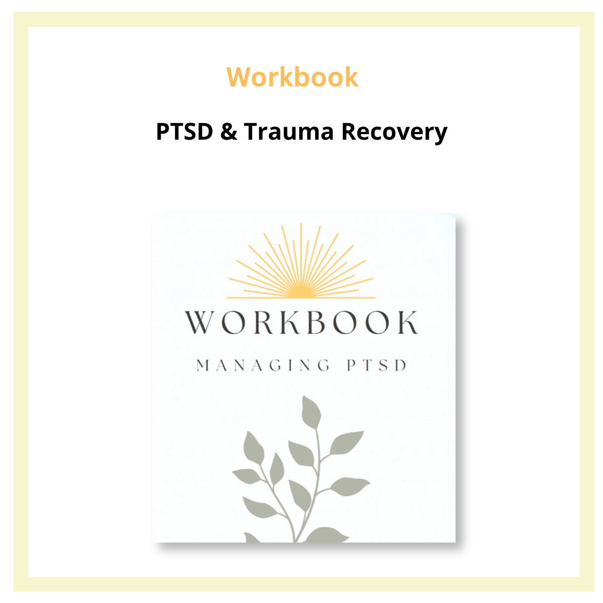 PTSD & Trauma Recovery Journal