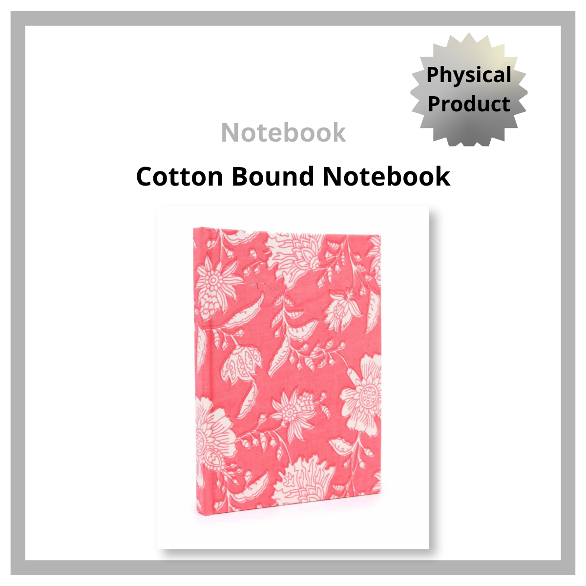 Cotton Bound Notebook