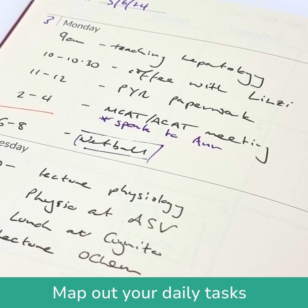 Undated Yearly Planner - Red