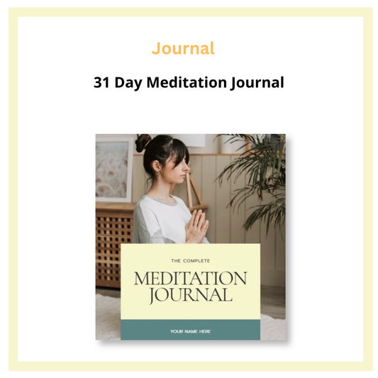 31-Day Meditation Journal