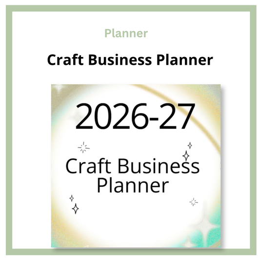 2026–2027 Craft Business Planner