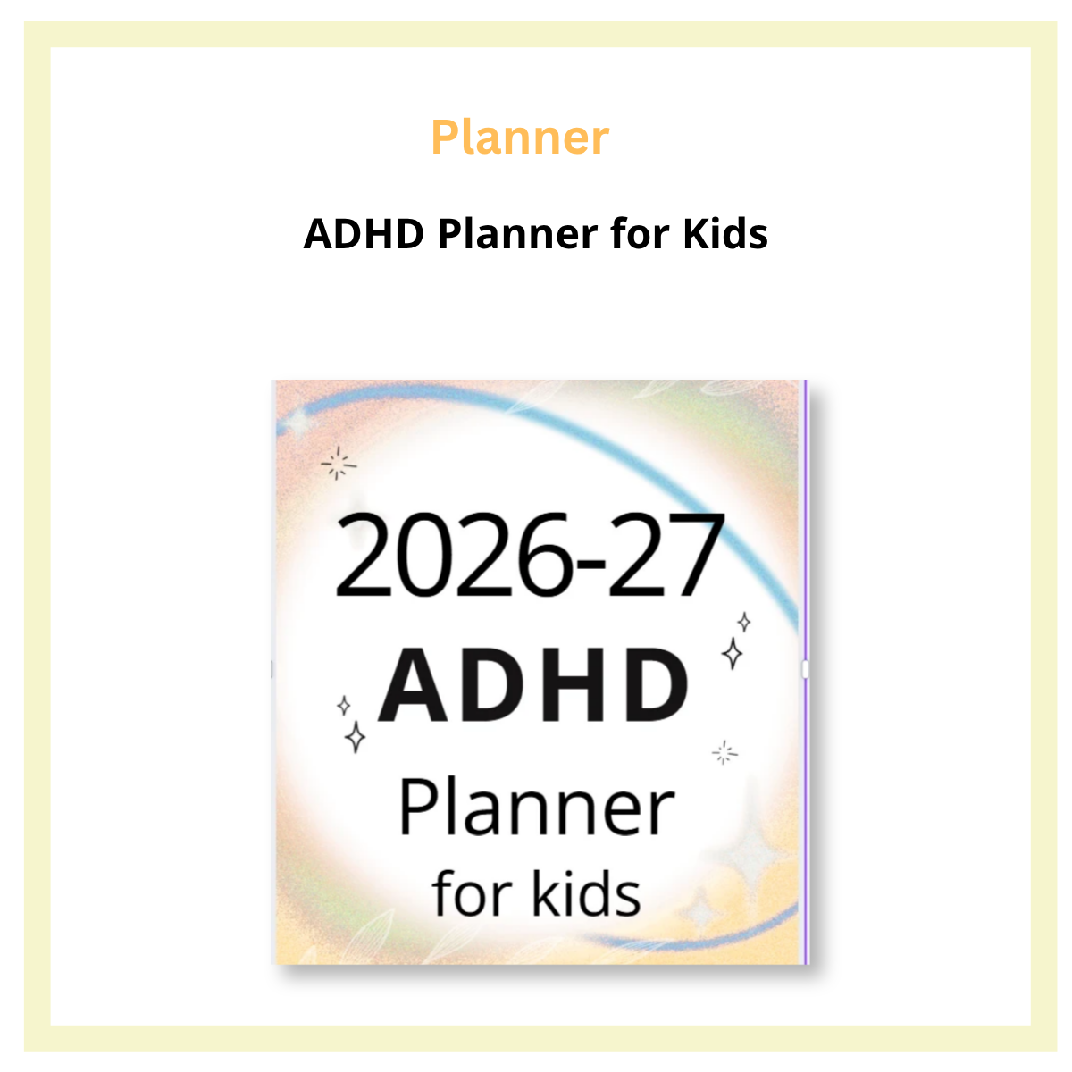 ADHD Planner