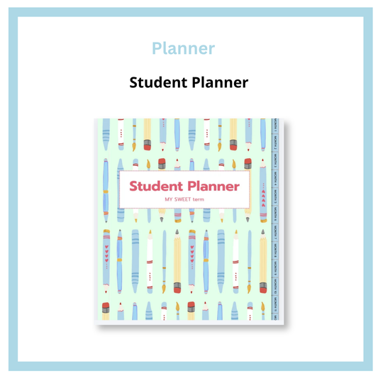 Undated Student Planner