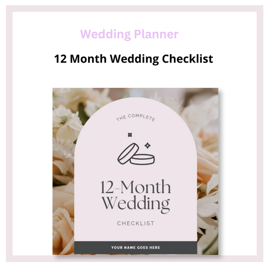 12-Month Wedding Checklist