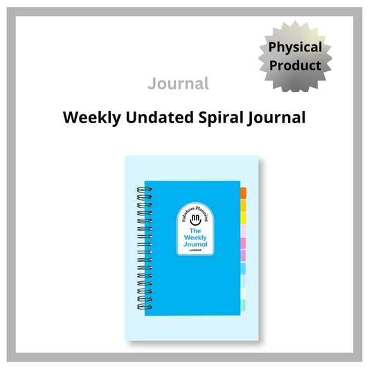 Weekly Undated Spiral Journal