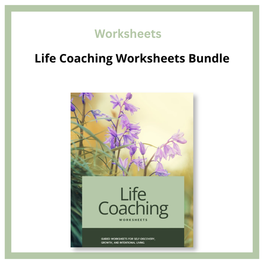 Life Coaching Worksheets Bundle