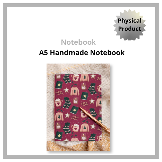 Notebook with Cosy Winter Design