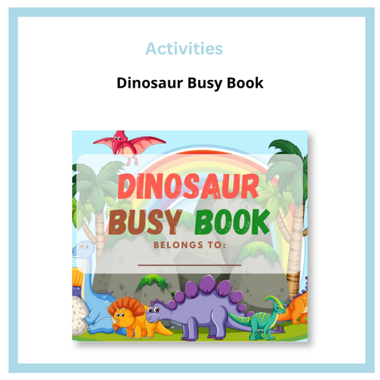 Dinosaur Busy Book