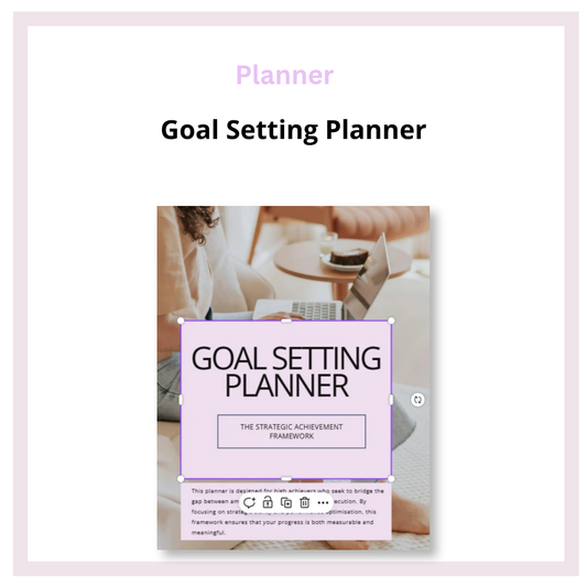 Goal Setting Planner