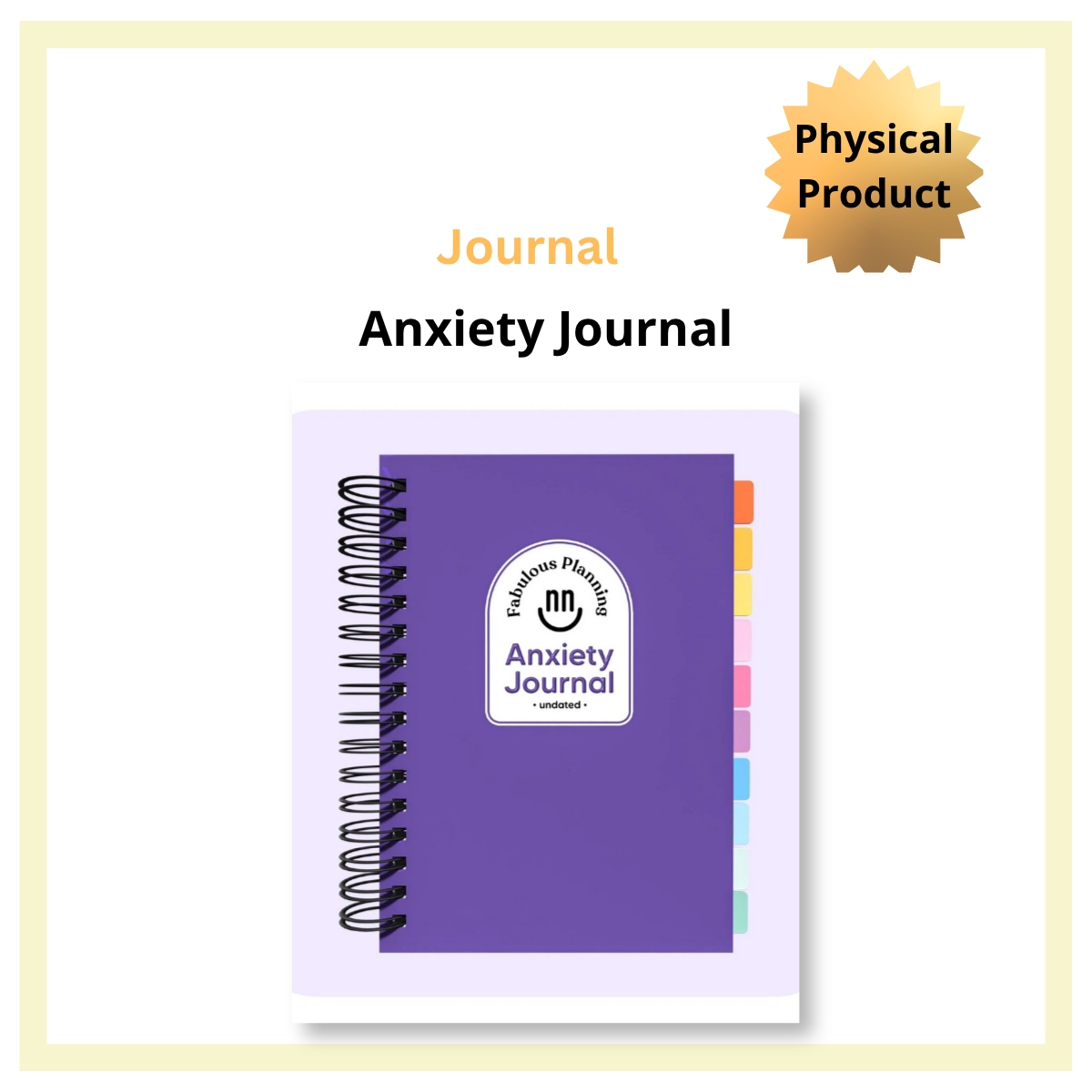 Anxiety Spiral Journal