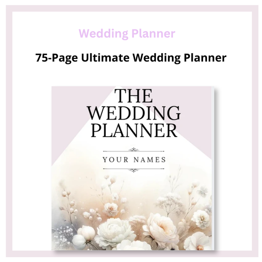 75-Page Ultimate Wedding Planner