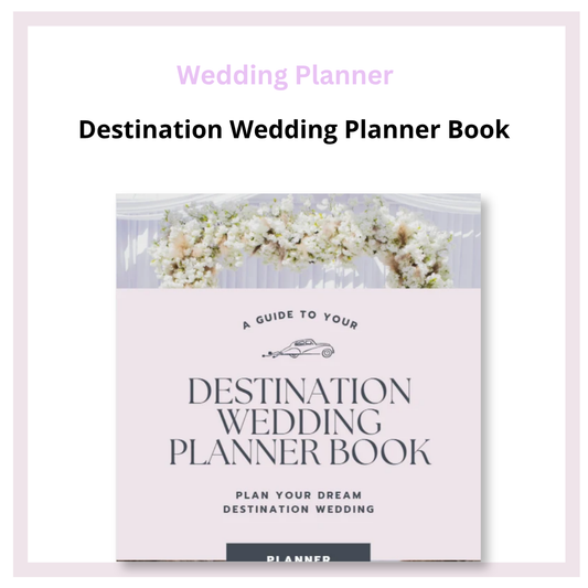 Destination Wedding Planner Book