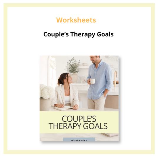 Couple's Therapy Goals Worksheet