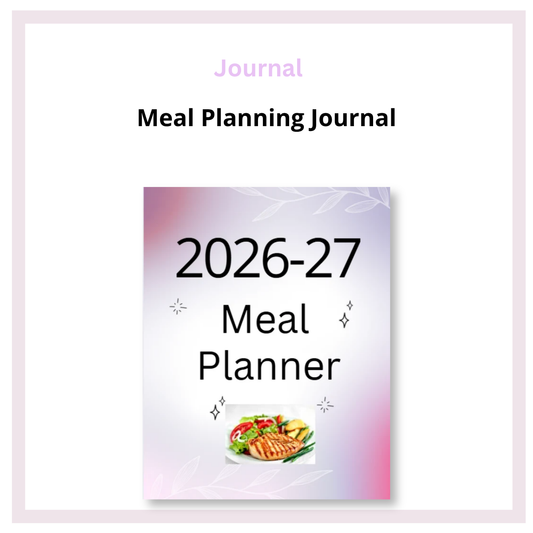 Printable Meal Planning Journal