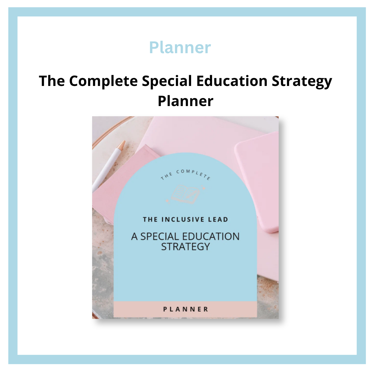 Special Education Strategy Planner