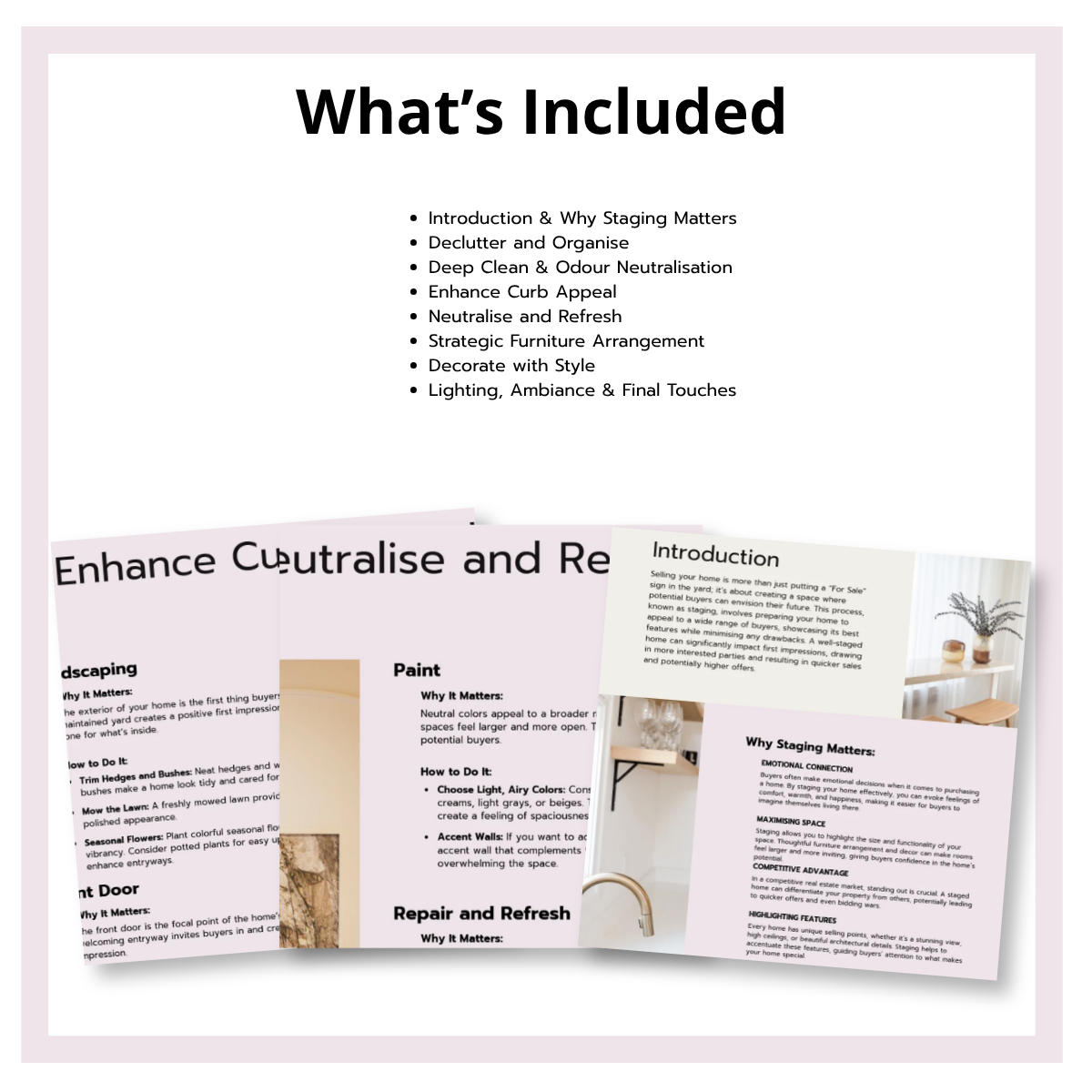 Staging Your Home Guide