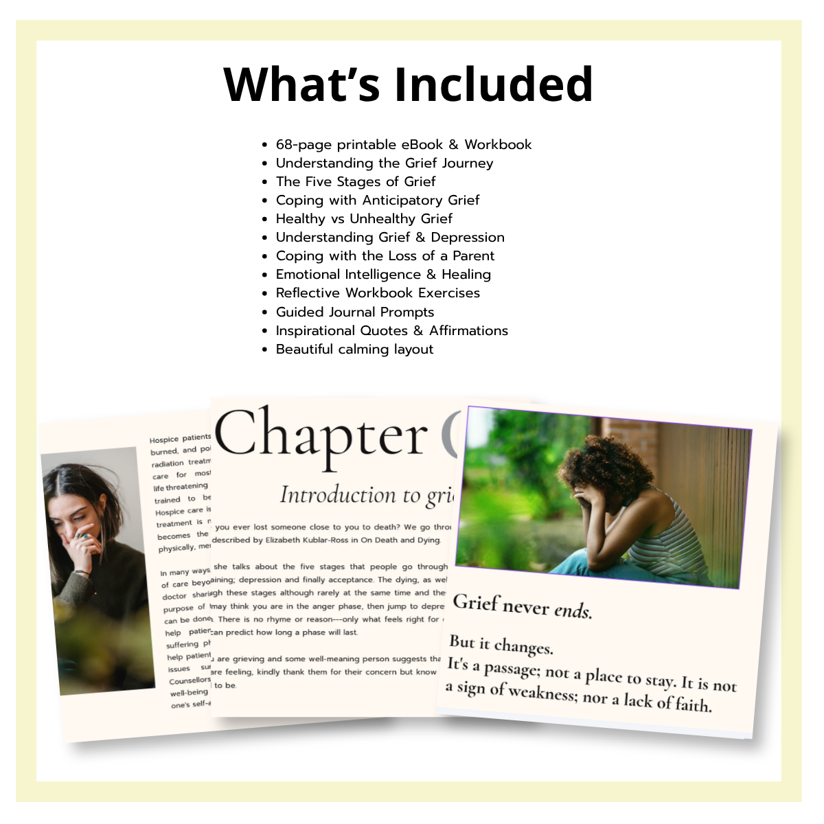 Coping With Grief Workbook
