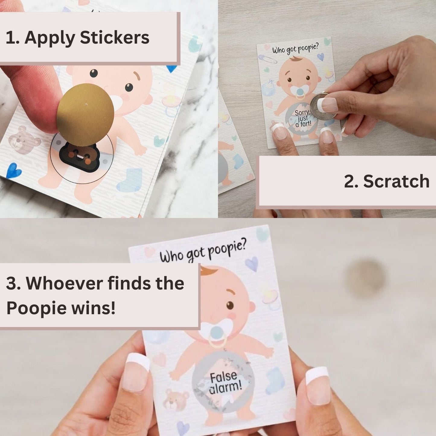 Baby Shower Game Cards