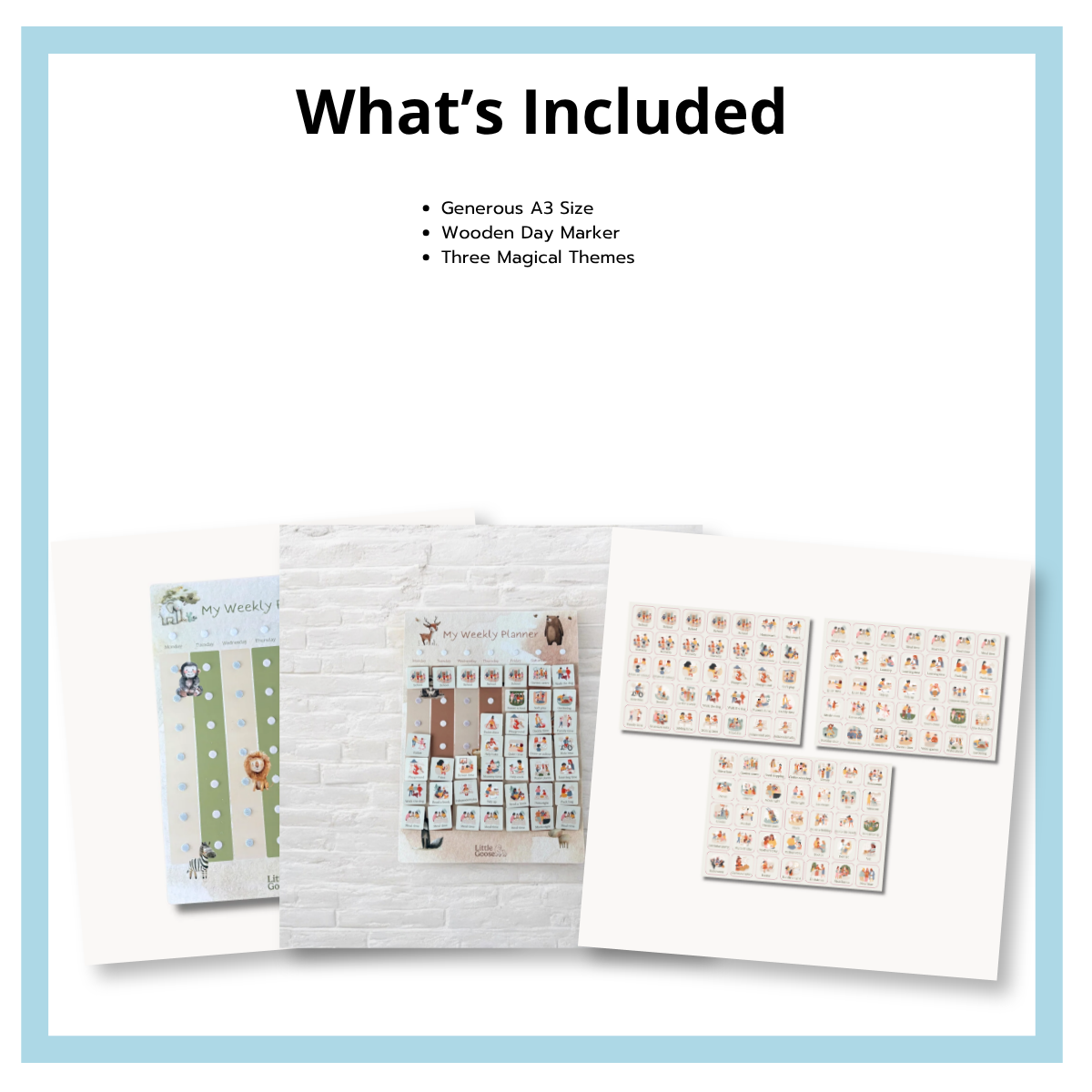 Weekly Planner for Kids A3
