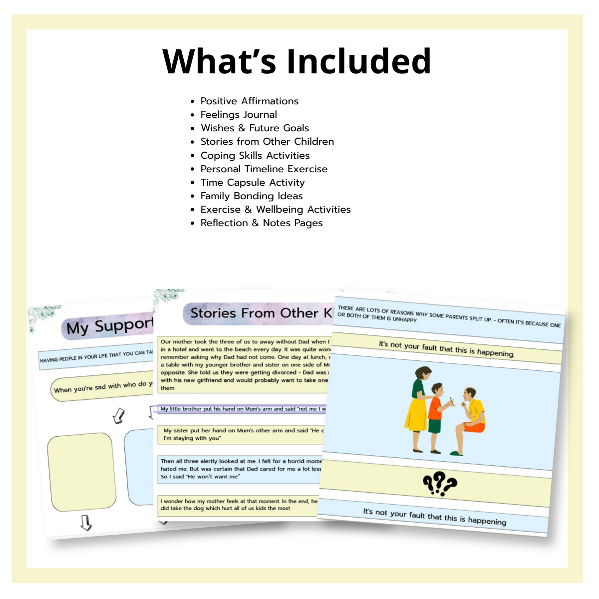 Coping with Divorce Workbook