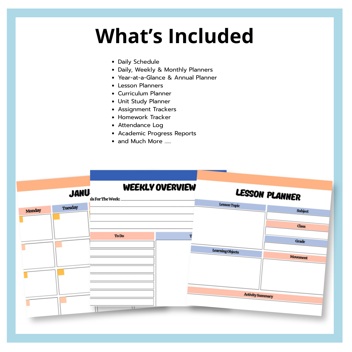 Home School Planner