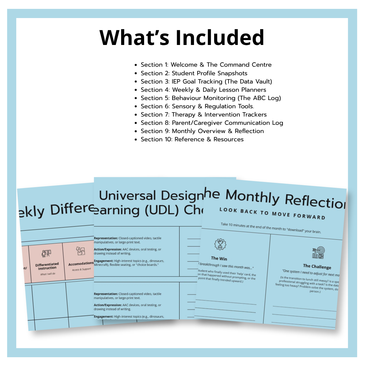 Special Education Strategy Planner