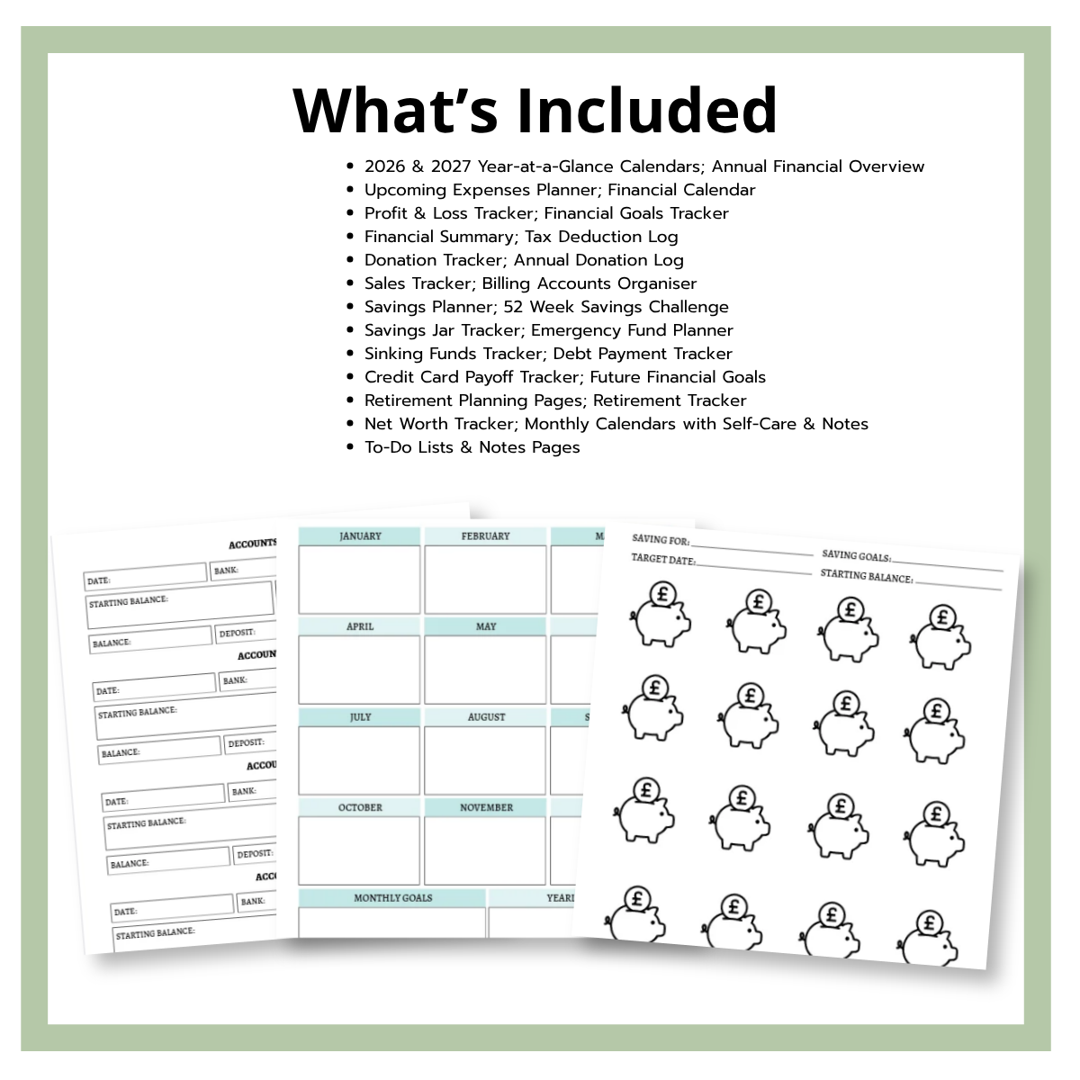 2026–2027 Budget Planner