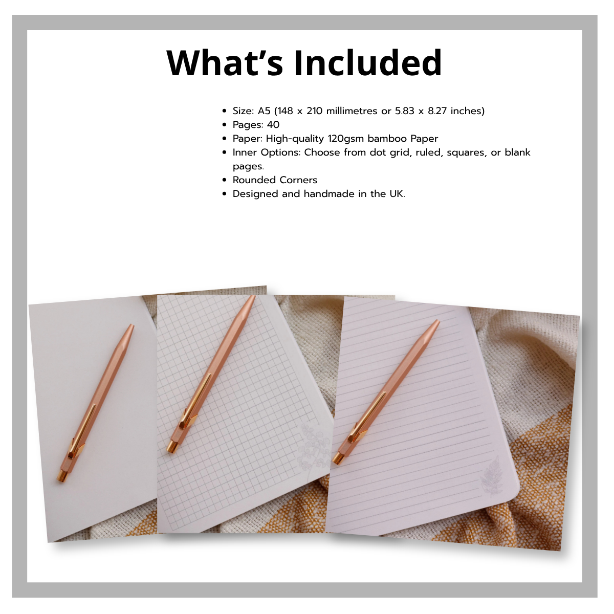 A5 Handmade Notebook