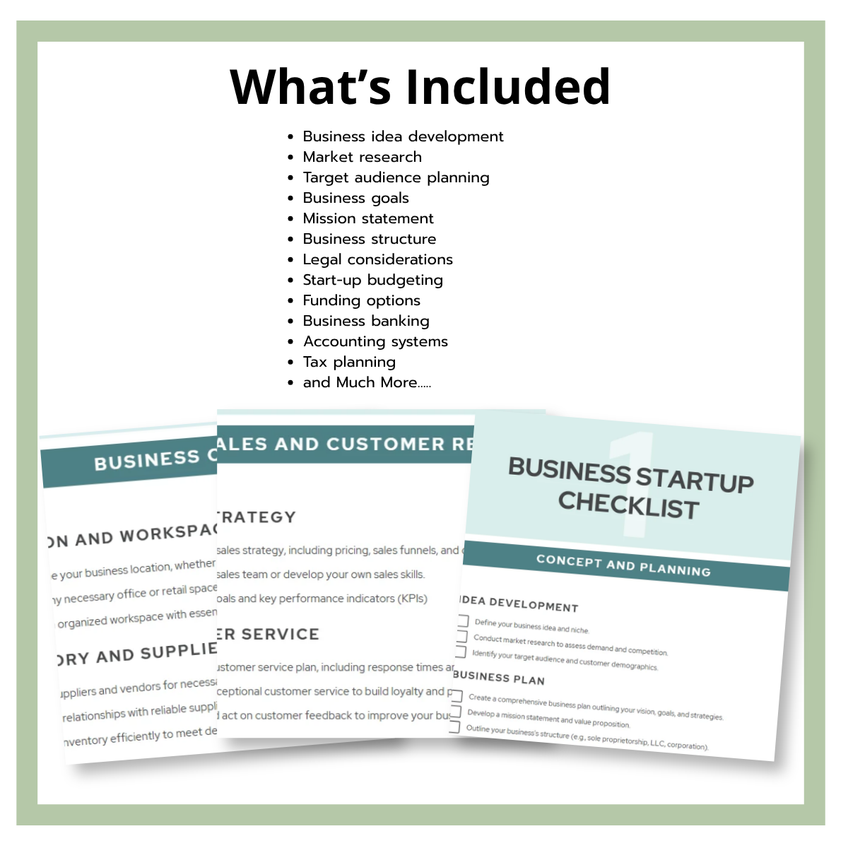 Business Start-Up Checklist