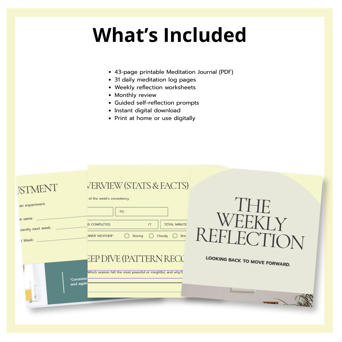 31-Day Meditation Journal