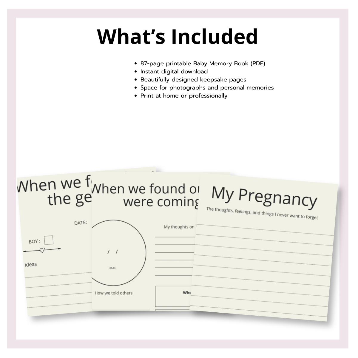Baby Memory Book | First 5 Years