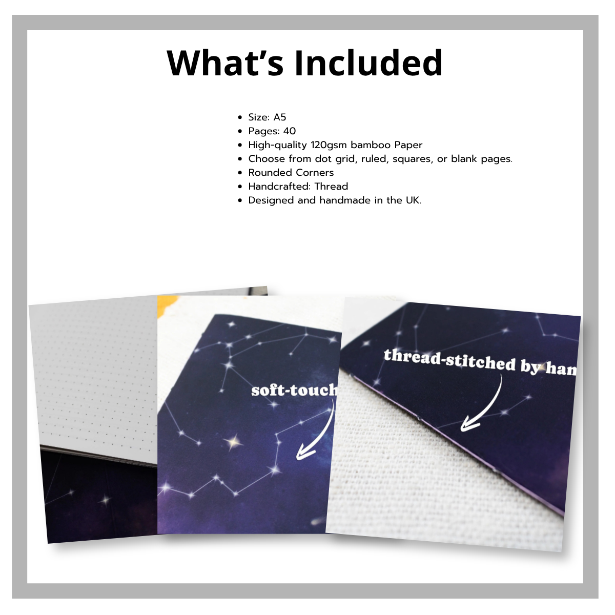 Notebook with Cosmic Design