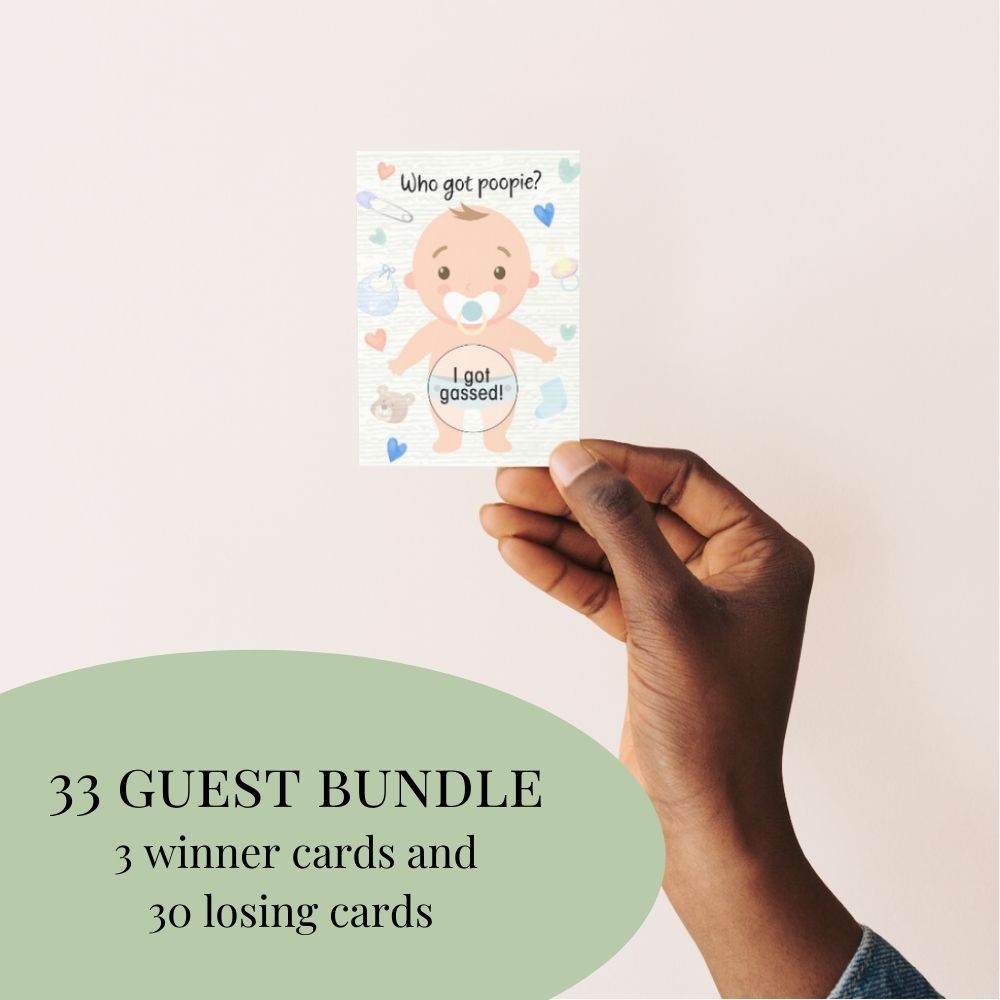 Baby Shower Game Cards