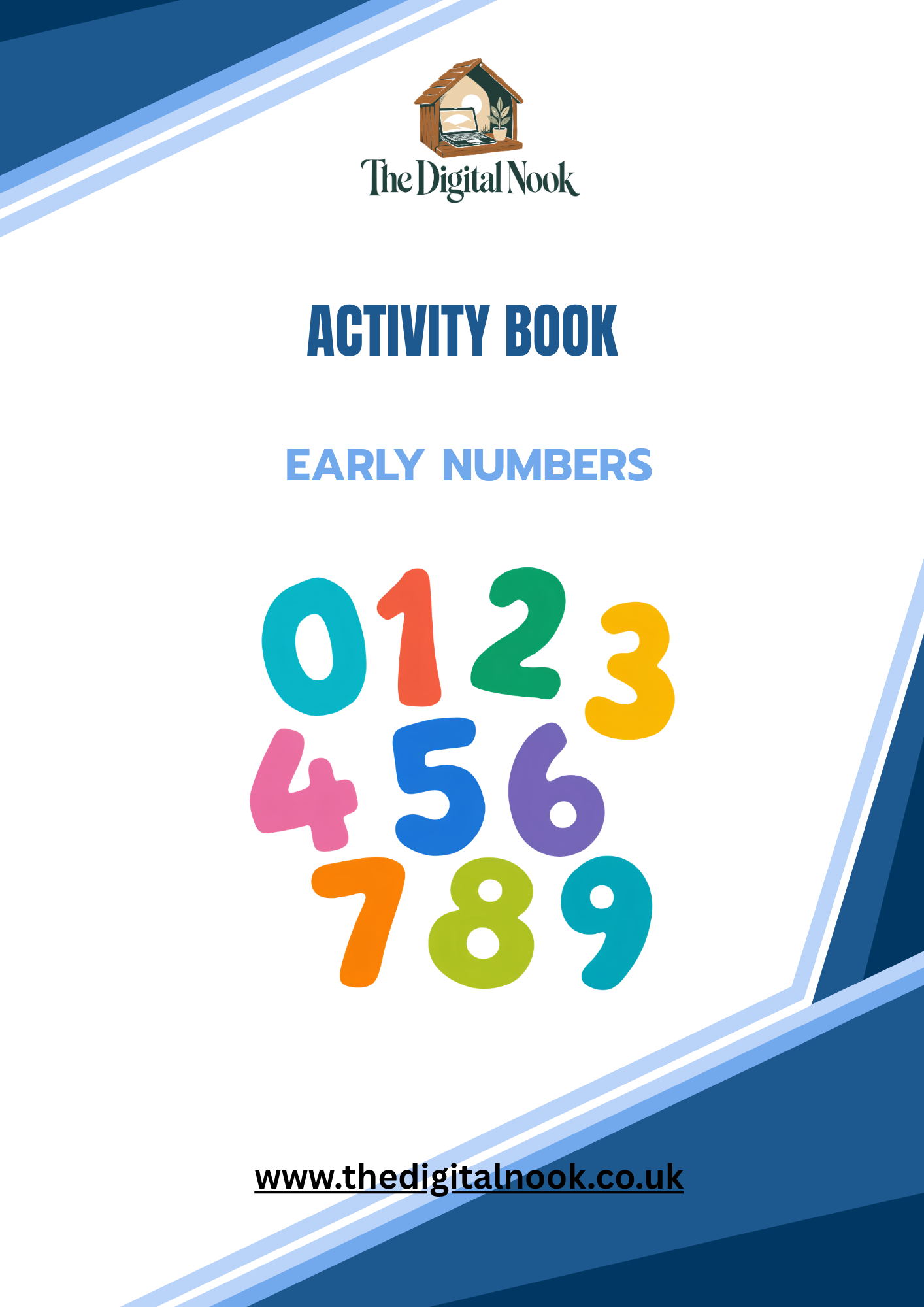 Early Numbers Activity Book | Printable Maths Workbook for Preschool & Reception | Counting, Number Recognition & Number Tracing PDF