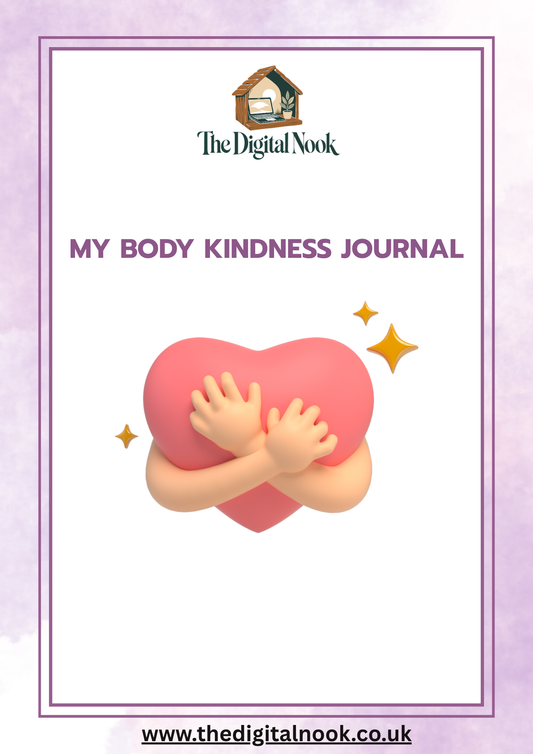Body Kindness Journal | Printable Self-Compassion & Body Image Workbook