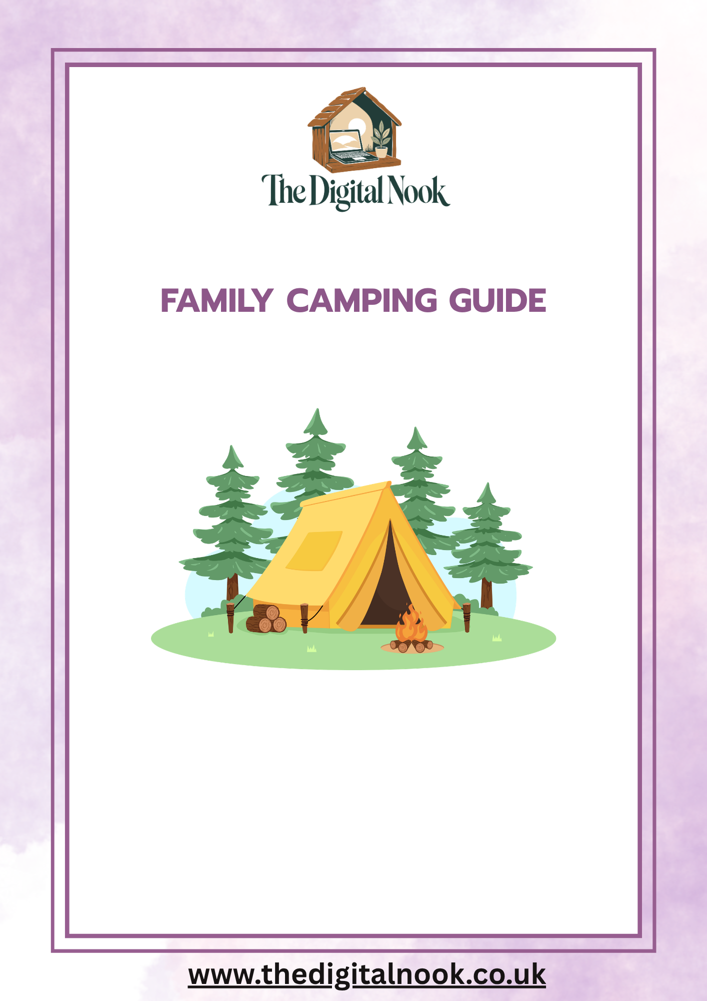 Family Camping Guide | Complete Beginner's Camping Planner & Checklist | Printable PDF