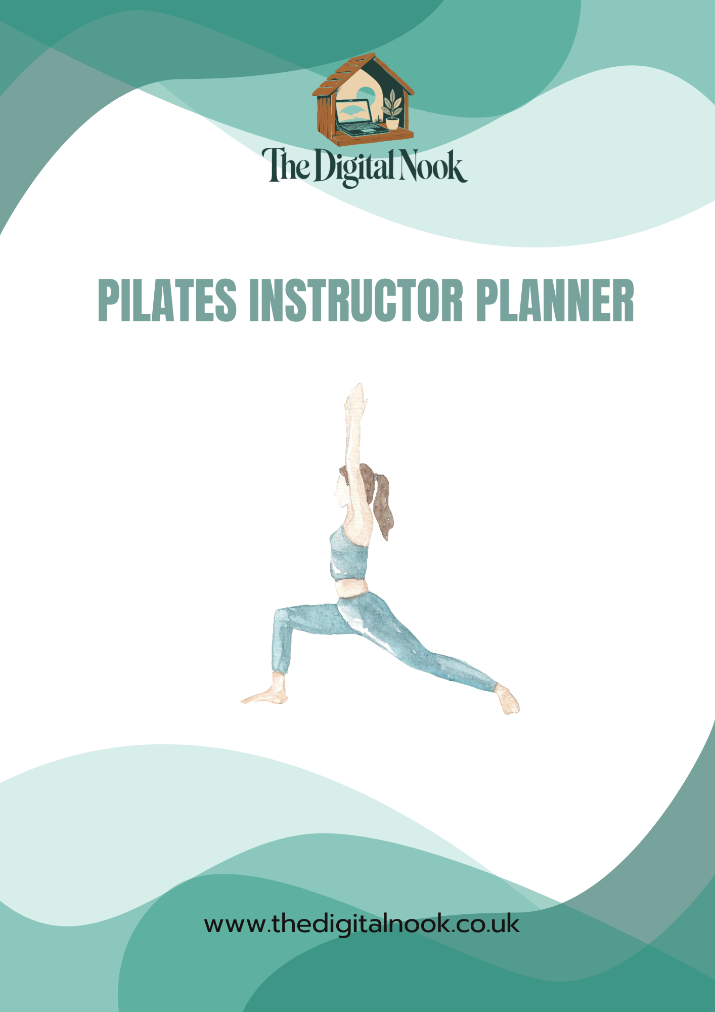 Pilates Instructor Planner | 81-Page Studio Business & Client Management Planner | Printable PDF