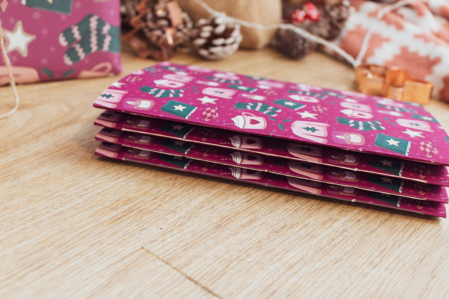 Notebook with Cosy Winter Design