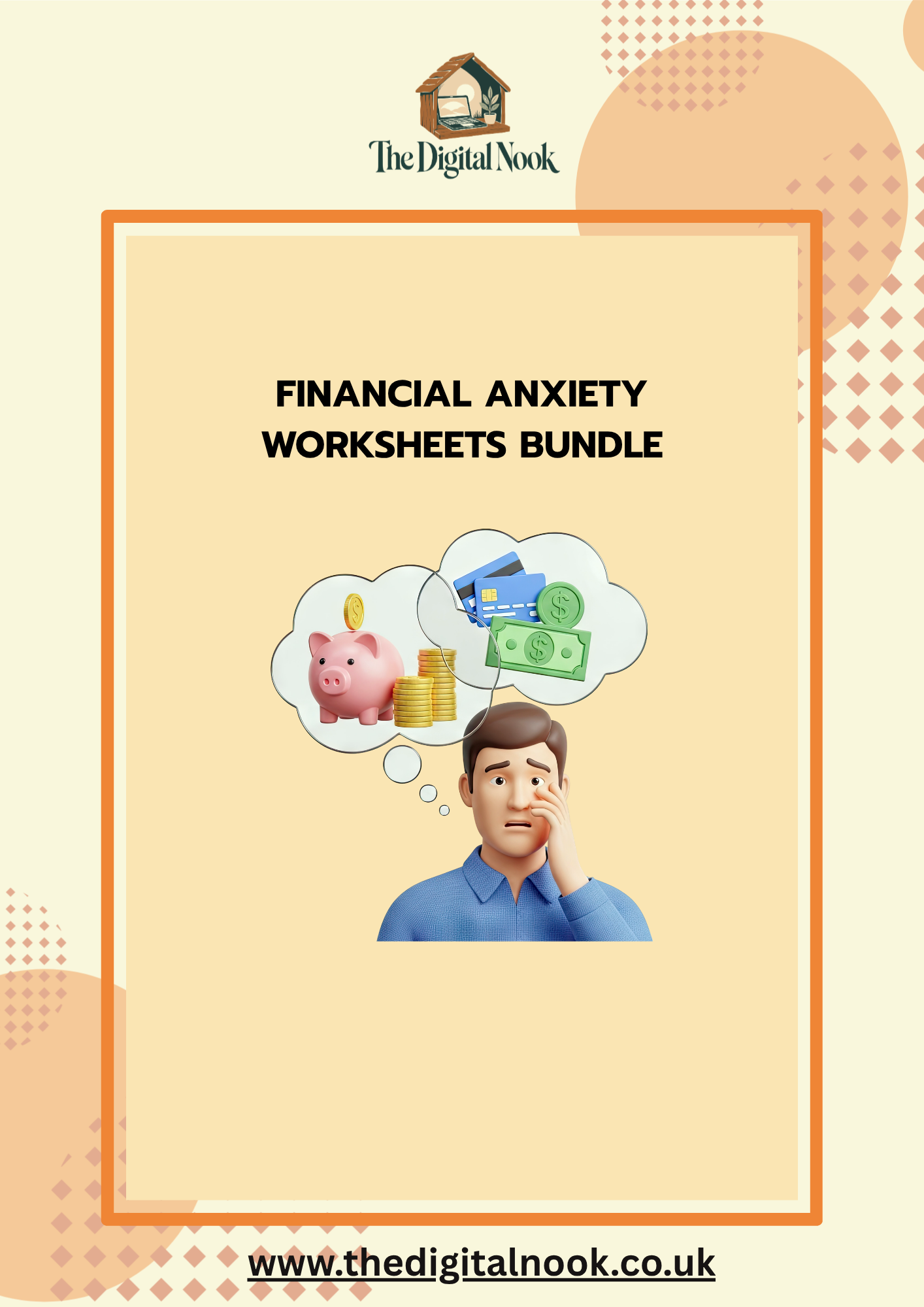Financial Anxiety Workbook | Printable Money Mindset Journal & Financial Wellbeing PDF