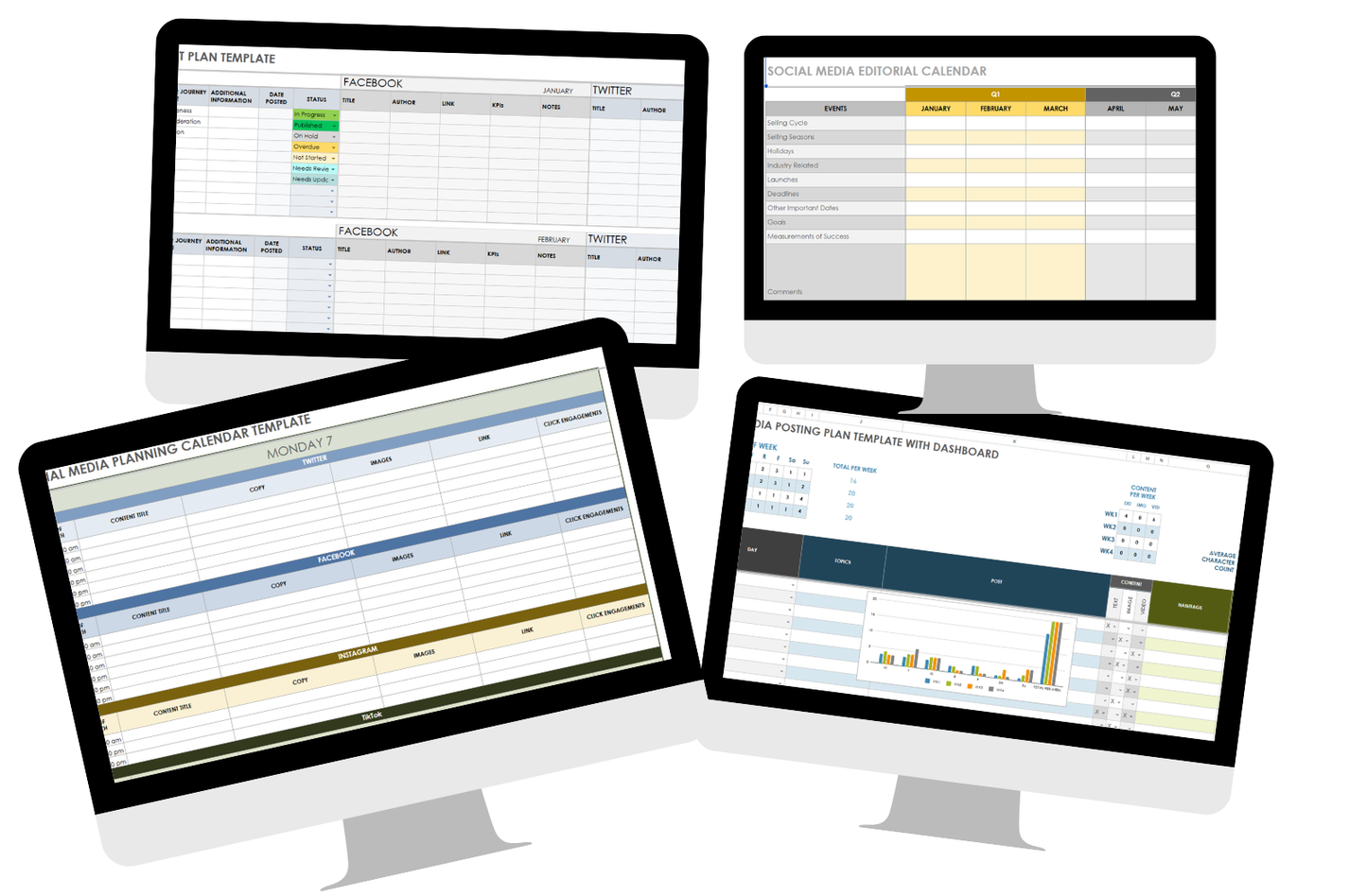 The Ultimate Social Media Marketing & Strategy Bundle | Google Sheets Template
