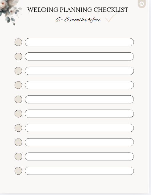 75-Page Ultimate Downloadable Wedding Planner