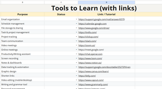10-in-1 Virtual Assistant Business Tracker | Google Sheets Template & Client Manager