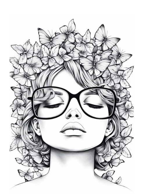 Mindfulness People Colouring Book | 30 Beautiful Portrait & Lifestyle Pages for Stress Relief (Printable PDF)