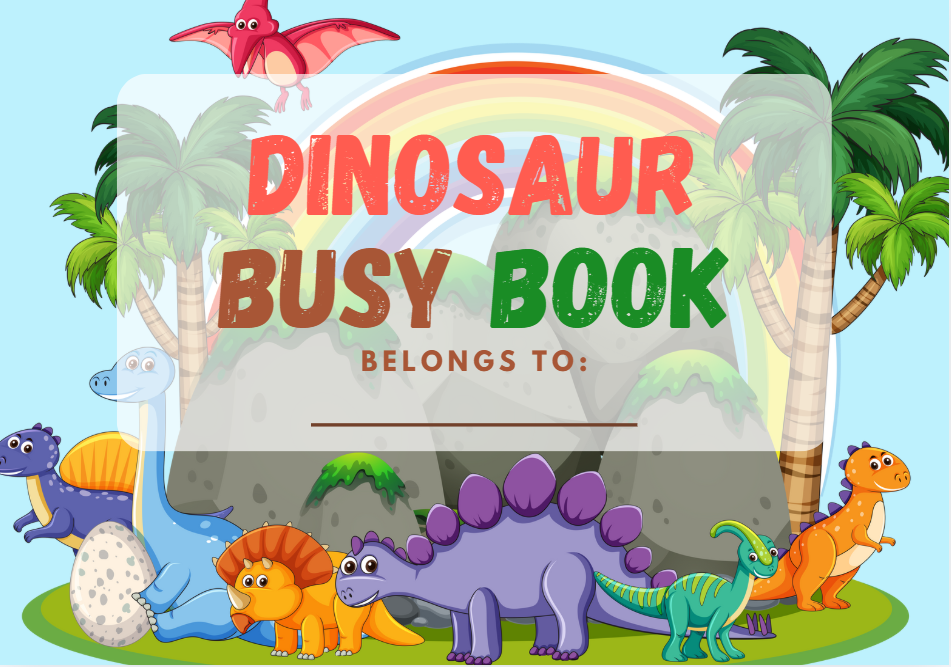 The Ultimate Dinosaur & Early Learning Busy Book Bundle!