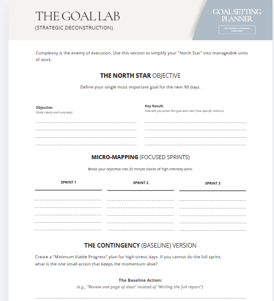 The Strategic Achievement Framework